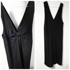 後ろリボンサロペット美品♥️ブラック♥️