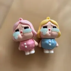 ハンドメイド　パーツ　クライベイビー　キャラクター キーホルダー 2点セット