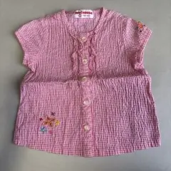 MIKI HOUSE チェック柄シャツ 80サイズ