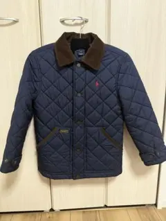 ポロ・ラルフ・ローレン ネイビー キルティングジャケット　130〜140