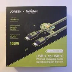 UGREEN 原神 USB-C ケーブル 1m PD 100W