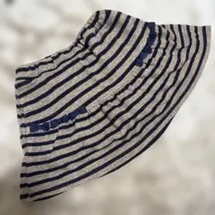 【any FAM】キッズ スカショーパン 110 ボーダー 裏起毛 あったか冬用