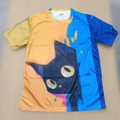 黒猫 イラスト Tシャツ 大きめＳ