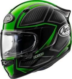 Kawasaki フルフェイスヘルメット AIRTIGHT ブラック/グリーン - メルカリ