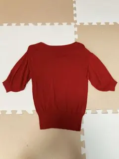 値下げ‼︎avv standard 半袖 赤ニット