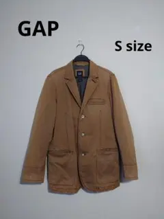 GAP ブラウン テーラードジャケット 綿ジャケット L