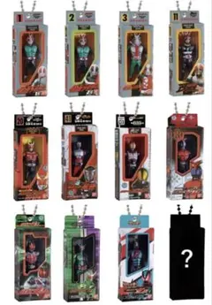 【12種】仮面ライダー ソフビパッケージチャーム コンプリートセット