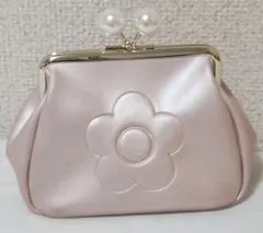 MARY QUANT がま口ポーチ ピンク