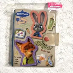 ズートピア シール帳 ニック ジュディ シールバインダー リフィル付 サンスター