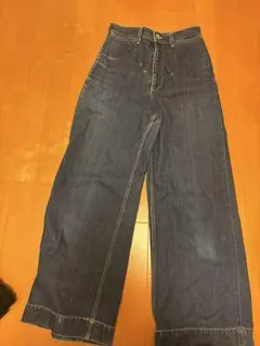 AZUL ワイドパンツ M ダークブルー