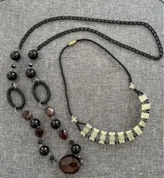 ネックレス　チョーカー　アクセサリーまとめ売り③ 2点