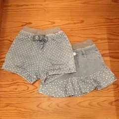 【お得な2サイズセット！】ライトオン　MPS   ショートパンツ&スカート