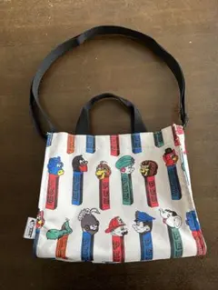 ear PAPILLONNER × PEZ 整理整頓仕切り付きショルダーバッグ