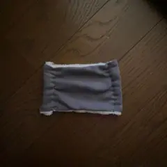 ハンリメグレー×ホワイト手作りマスク幼児