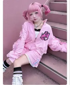 人気完売商品 【GALFY×kuua】コラボセットアップ ピンク - メルカリ