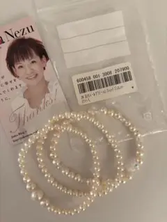 Jinka Nezu(qvc)新品淡水パールグラデーションストレッチブレスレット