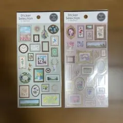 【新品】Seria・セリア シールセレクション 2枚セット GAIA