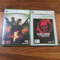 Xbox 360 バイオハザード5 ギアーズオブウォー 2本セット