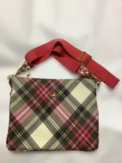 最終値下げ！Vivienne Westwood チェック柄 ショルダーバッグのサムネイル