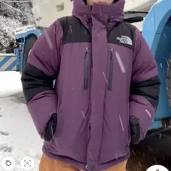 THE NORTH FACEバルトロライトダウンジャケットXSパープル/ブラック