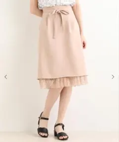 スカート ひざ丈スカート