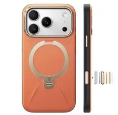 TORRAS iPhone 17 Pro ケースMagSafe 耐衝撃 オレンジ