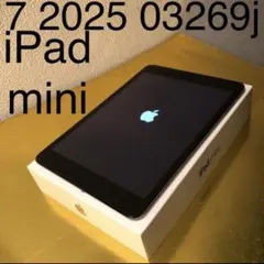 価格交渉可7 2025 03269 美品 iPad mini 黒