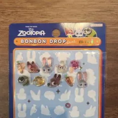 ズートピア　ボンボンドロップシールmini おすそわけ