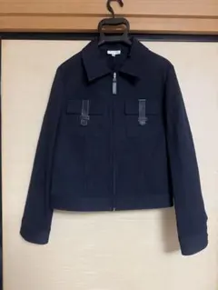 美品★ Epoch ジャケット アウター　ネイビー ショート丈のサムネイル