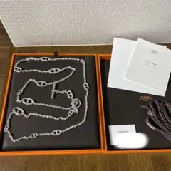 製品保証書ショップカード付　エルメス　ファランドール　ネックレス　120