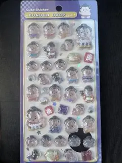 新品未開封　正規品　お相撲さん　和柄　ボンボンドロップシール