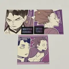 ハイキュー!! スクエアステッカーコレクション 第2弾 白鳥沢 セット