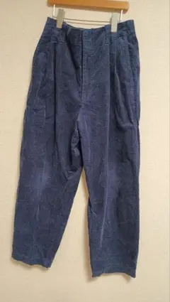 UNIQLO　MARNI　コーデュロイ ワイドパンツ　ブルー　Lサイズ