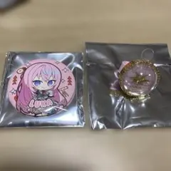 セカライ5th ミニキャラマット缶バッジ&リングライトセット【巡音ルカ】