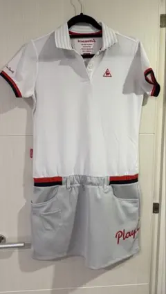 ルコックゴルフ　ポロシャツワンピースLL