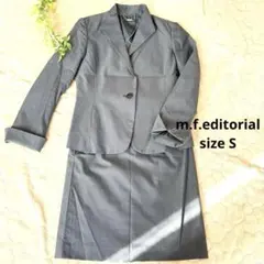 美品　エムエフエディトリアル　ジャケット スカートセットアップ チェックS