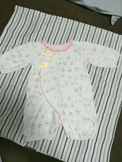 ロンパース　60〜70cm　ふんわり素材　Birthday