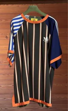 GUCCI adidas コラボ ストライプ カットソー ワンピースのサムネイル