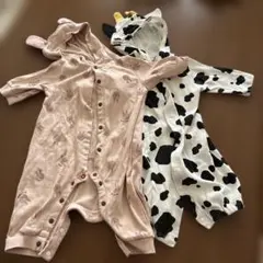 ロンパース 60㎝ 動物セット