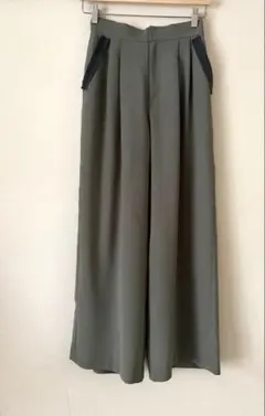 LANVIN en Bleu ランバン オンブルー サイドライン パンツ 36