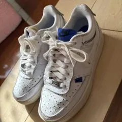 Nike ホワイト/ブルー スニーカー　22cm ナイキ　キッズ