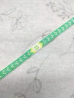 【ミサンガ】　ハンドメイド　️グリーン