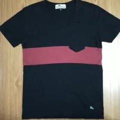 RADICAL FIFTYFIFTY　Tシャツ　Vネック　ボーダー