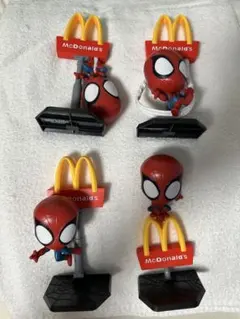 海外限定 スパイダーマン マクドナルド コラボ フィギュア 4種 - メルカリ