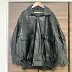 チャオパニックティピー　≪袖取り外し可能≫フェイクレザー2WAYスタンドブルゾン