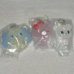 ジュエルペット　めじるしアクセサリー　サフィー　ラブラ　ガーネット 3点セット