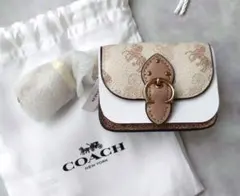新品　COACH　ミニ ビート バッグ チャーム ホース アンド キャリッジ