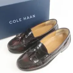 COLE HAAN 本革 レザー ピンチ タッセル ローファー シューズ 靴 9