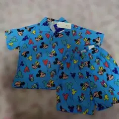 rela ミッキー　ミニー ドナルド　デイジー　半袖　セットアップ　120