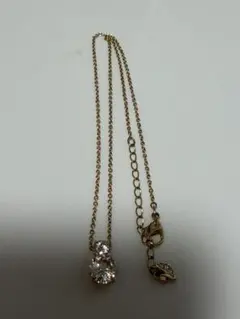 SWAROVSKI スワロフスキー ネックレス ダブルソリティア クリスタル